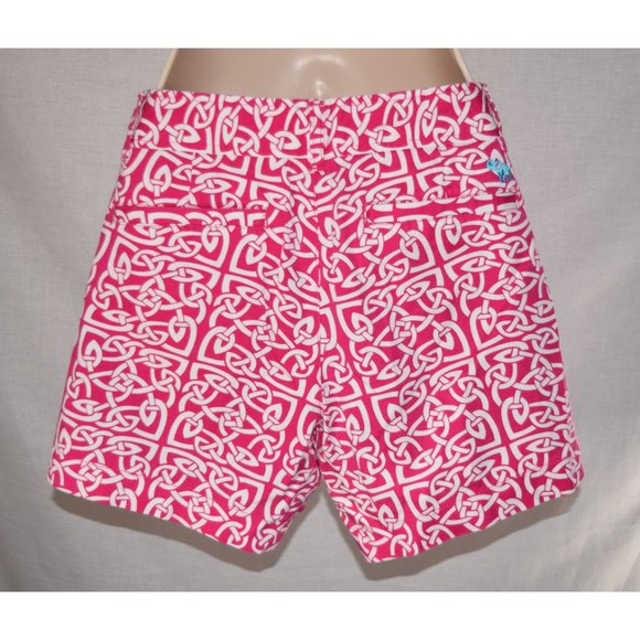 Tracy Negoshian Pink/ White Shorts size 6 - Picture 3 of 4